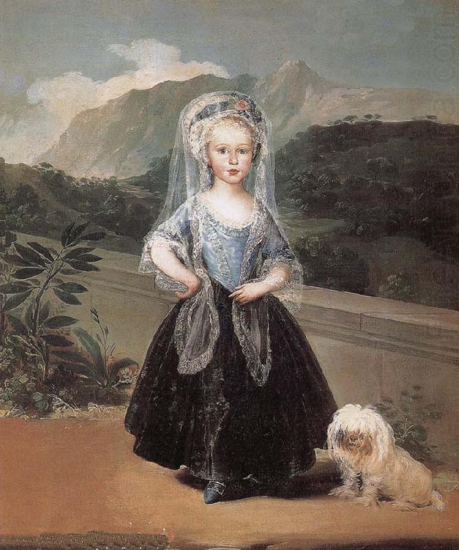Francisco Goya Maria Teresa de Borbon y Vallabriga china oil painting image